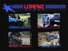 Tablet Screenshot of lorenzindustries.com